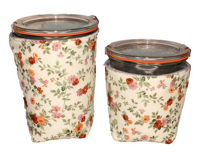 Weck Wrap Floral on Cream