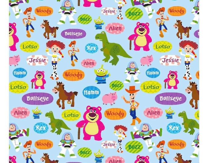 Toy Story and Friends  Fabric By The Yard