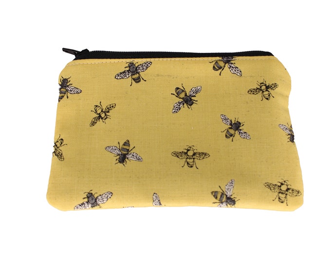 Yellow Bee Coin Purse