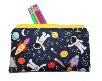 Emily Pencil Pouch Astronaut Space Rockets