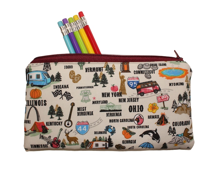 Emily Pencil Pouch Road Trip