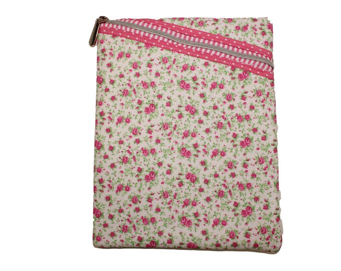 Tablet Case / Book Sleeve Pink Floral