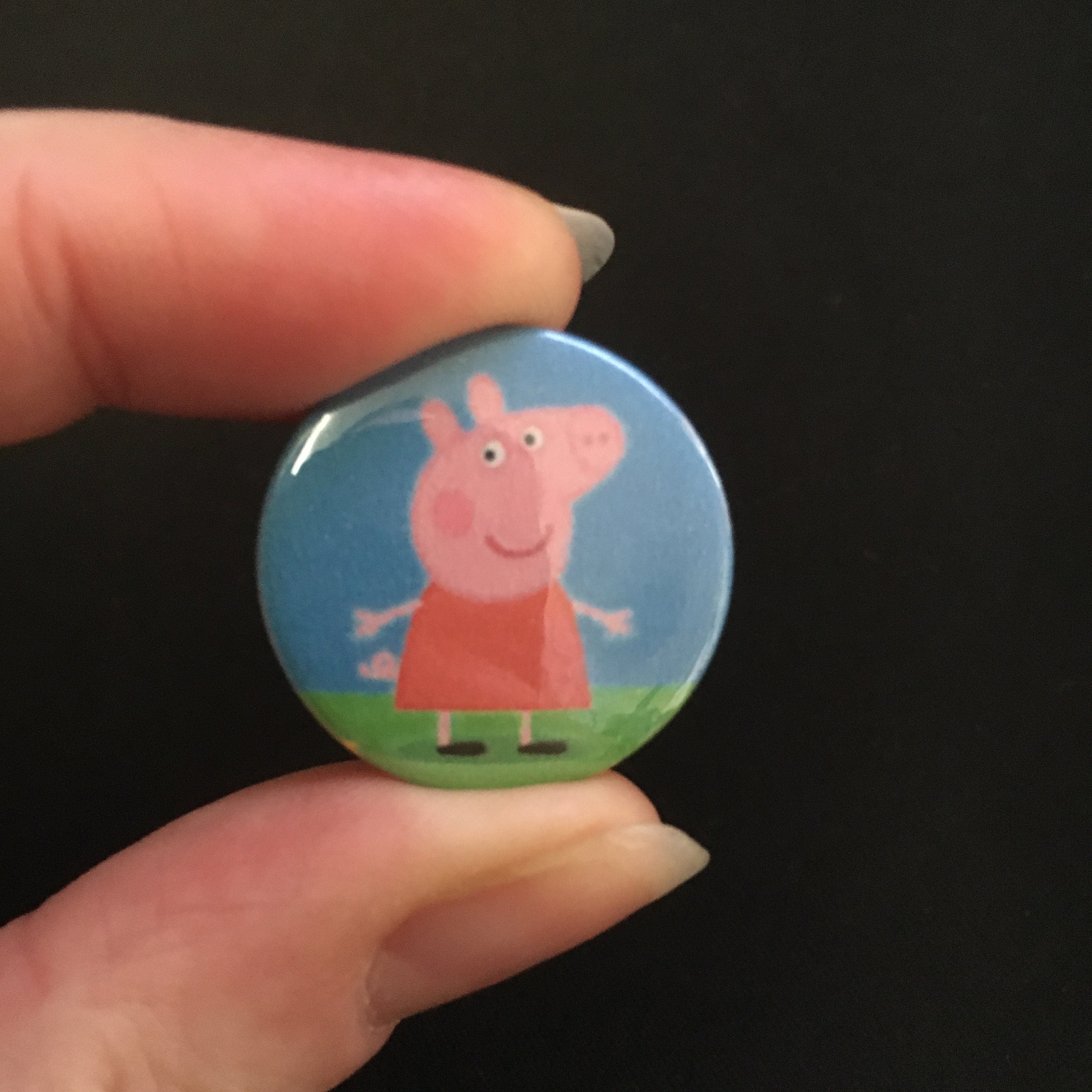 Inspired by Peppa Pig Button Badges 25mm 38mm Pin Badges - Etsy UK