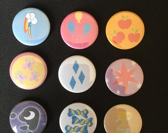 Porte-badge My Little Pony - Décoré Main Avec Cutie Mark Rarity - Fait Main
