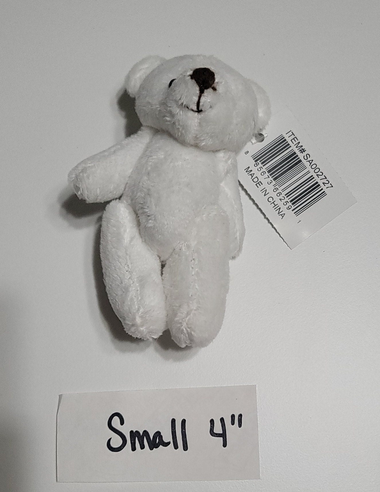 White small teddy bear 2025
