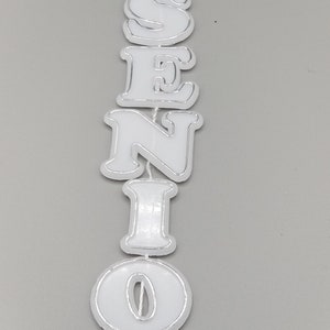 Senior Homecoming Garland  gold and silver can add the year to garland.