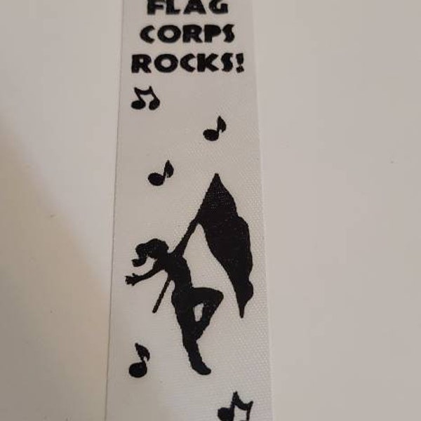 Flag Corps Rocks! Homecoming Ribbons