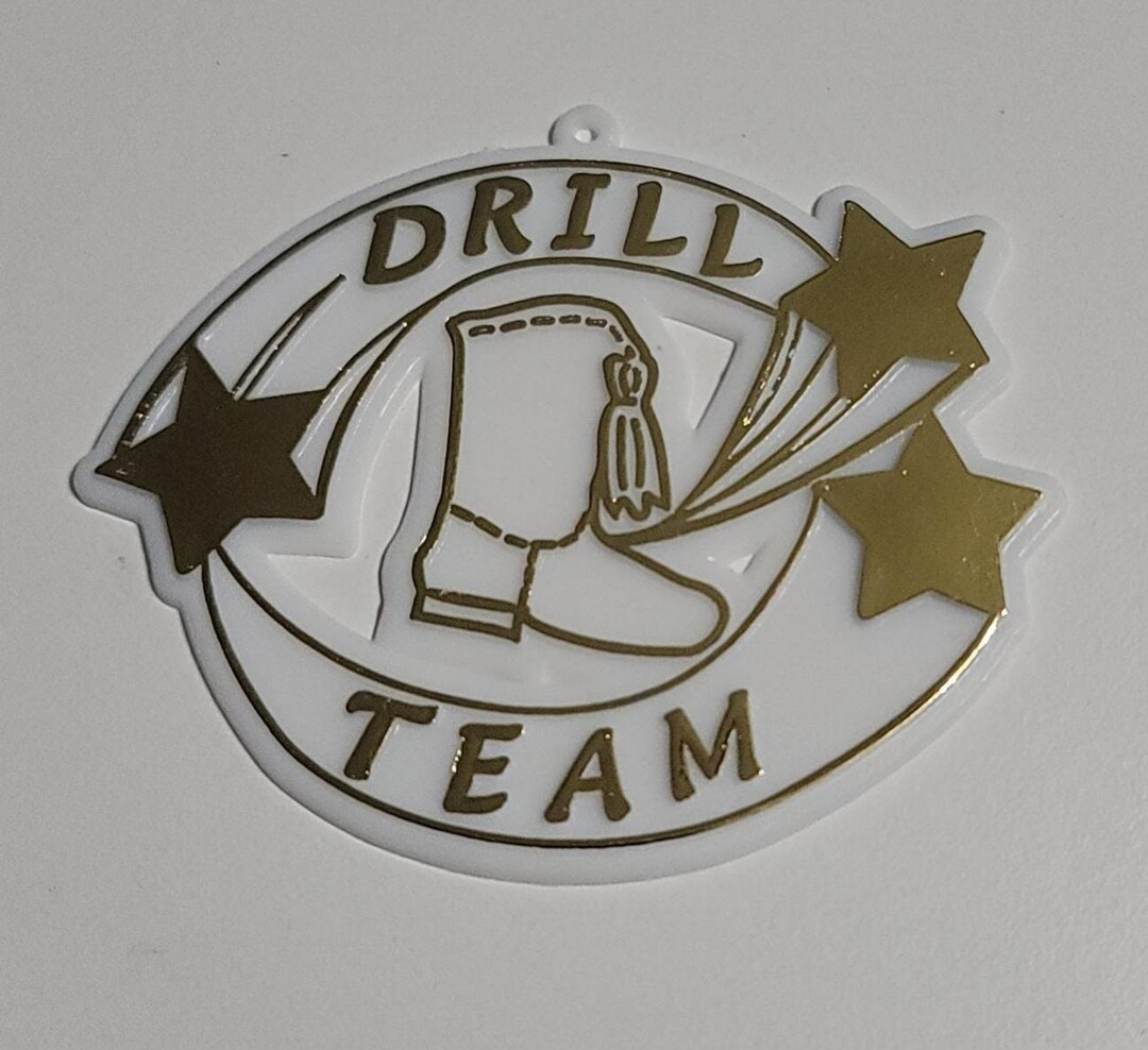 Drill Team With Boot and Stars - Etsy