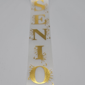 Senior with burst Homecoming Ribbon