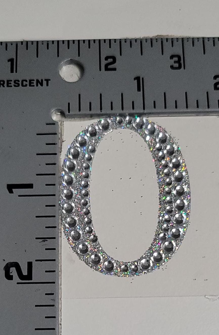 Rhinestones Numbers Stickers for Homecoming Mums Ribbon NUMBERS ONLY - Etsy