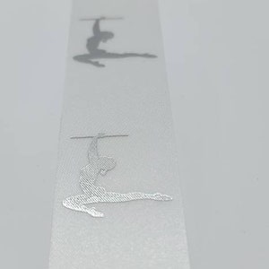 BATON TWIRLER Homecoming Ribbon in Gold and Silver