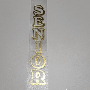 Senior BLOCK Homecoming Ribbon