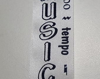 Music Words Homecoming Ribbons