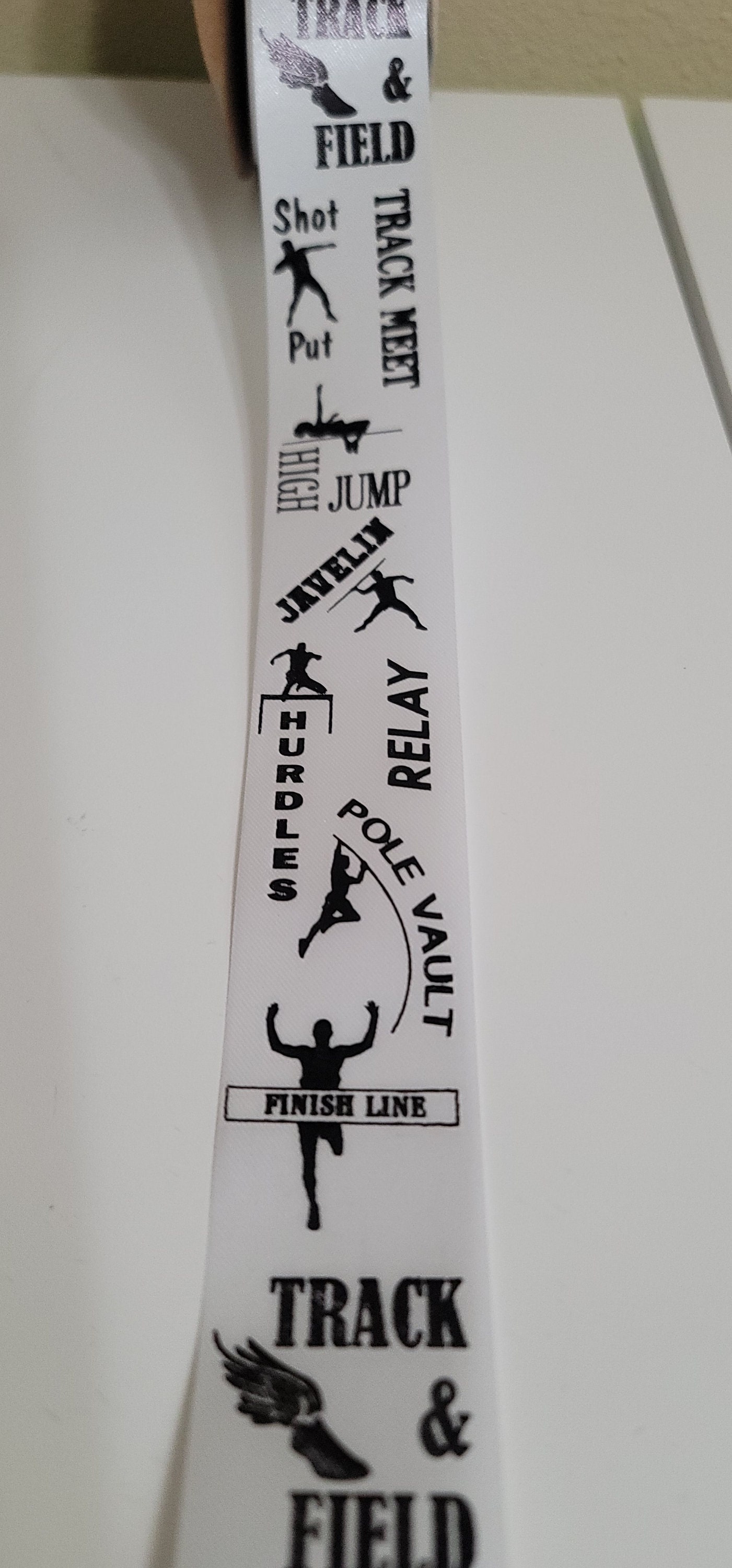 Track Printable Ribbon TRACK and FIELD WORDS Homecoming Ribbons - Etsy