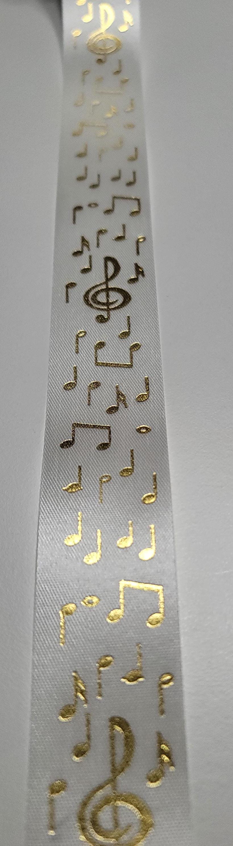 Note Taking Ribbon Music Notes Ribbon - Etsy