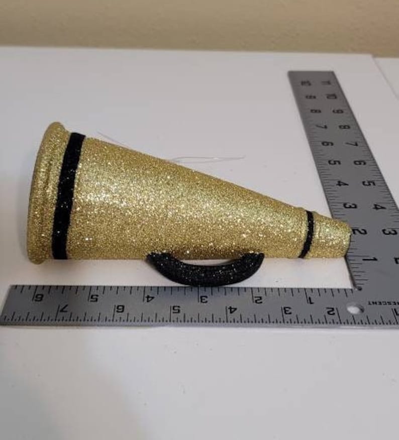 Glitter 3D Cheer Foam Megaphone Etsy