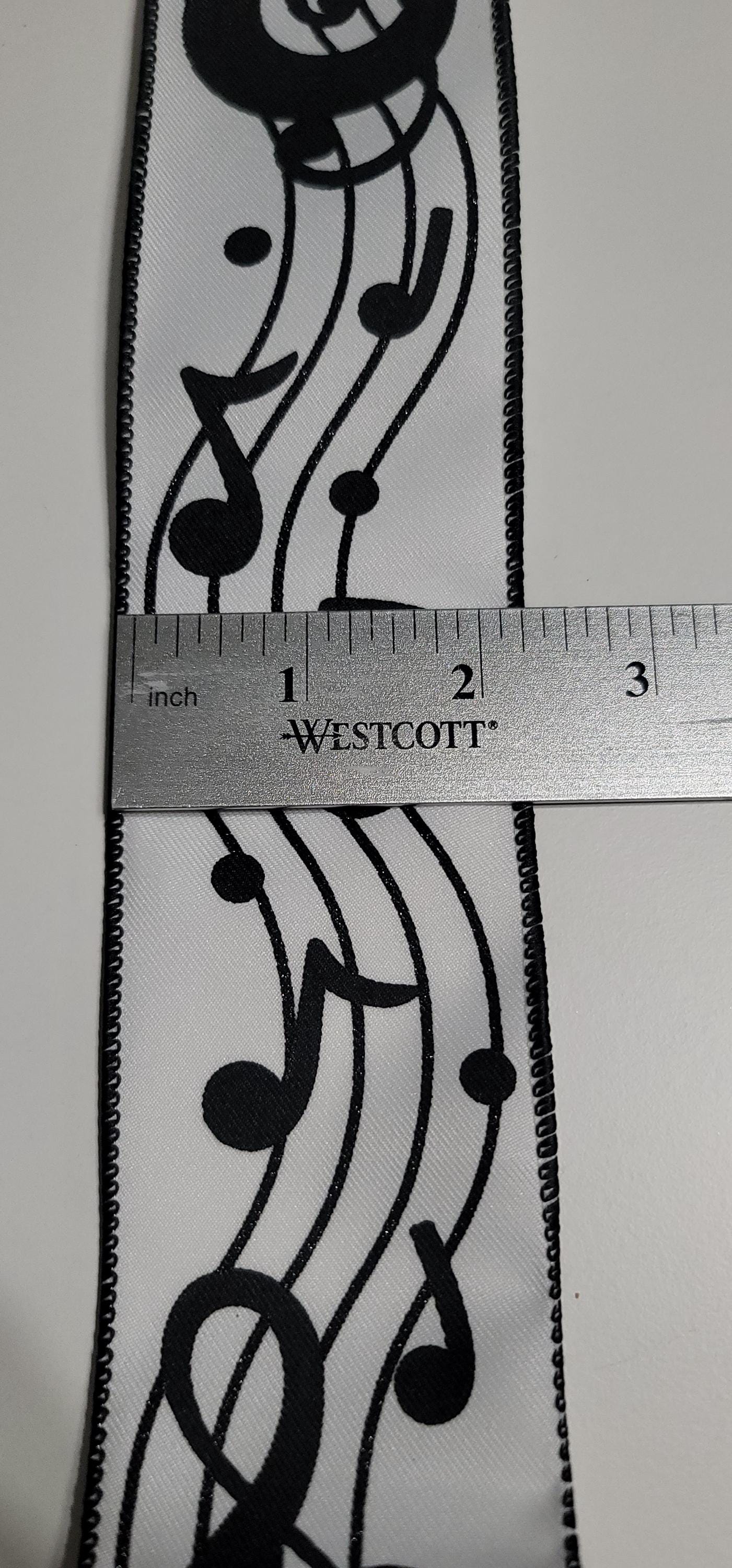 MUSIC NOTES RIBBON Wire Edge #40 - Etsy