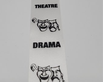 Drama/Theater with mask Homecoming Ribbons