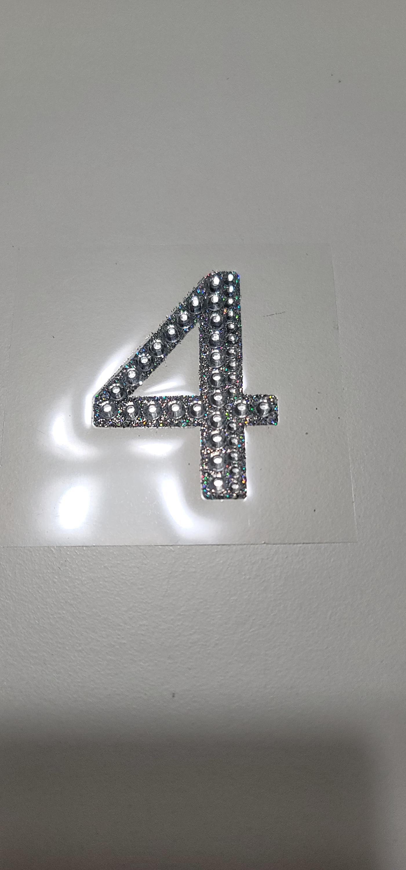 Rhinestones Numbers Stickers for Homecoming Mums Ribbon NUMBERS ONLY - Etsy