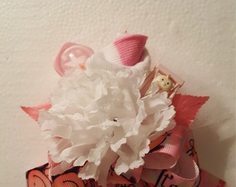 Its a girl sock corsage