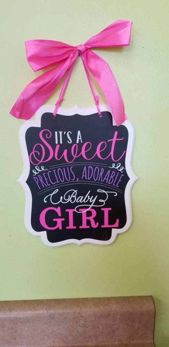 Baby Door Signs For Hospital Door Baby Showers Baby Rooms Etsy
