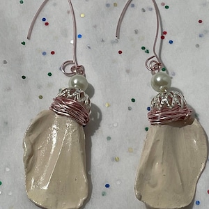 Real Animal Bone Dangle Earrings