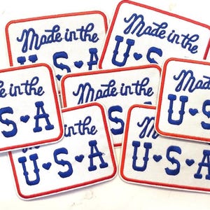 USA Patriotic Patch Iron Embroidered Patch/USA/Trucker Hat Patch