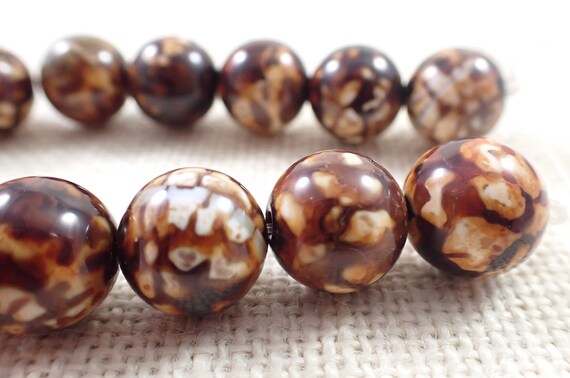 14 Pcs Natural Agate Crystal Beads - Super Smooth Polished Shiny - Brown  Orange White Opaque - Agate Crystal Beads - Brown Stone Bead #S6426 - Etsy