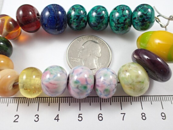 16x10mm Purple Jasper Rondelle Beads 20 pcs 