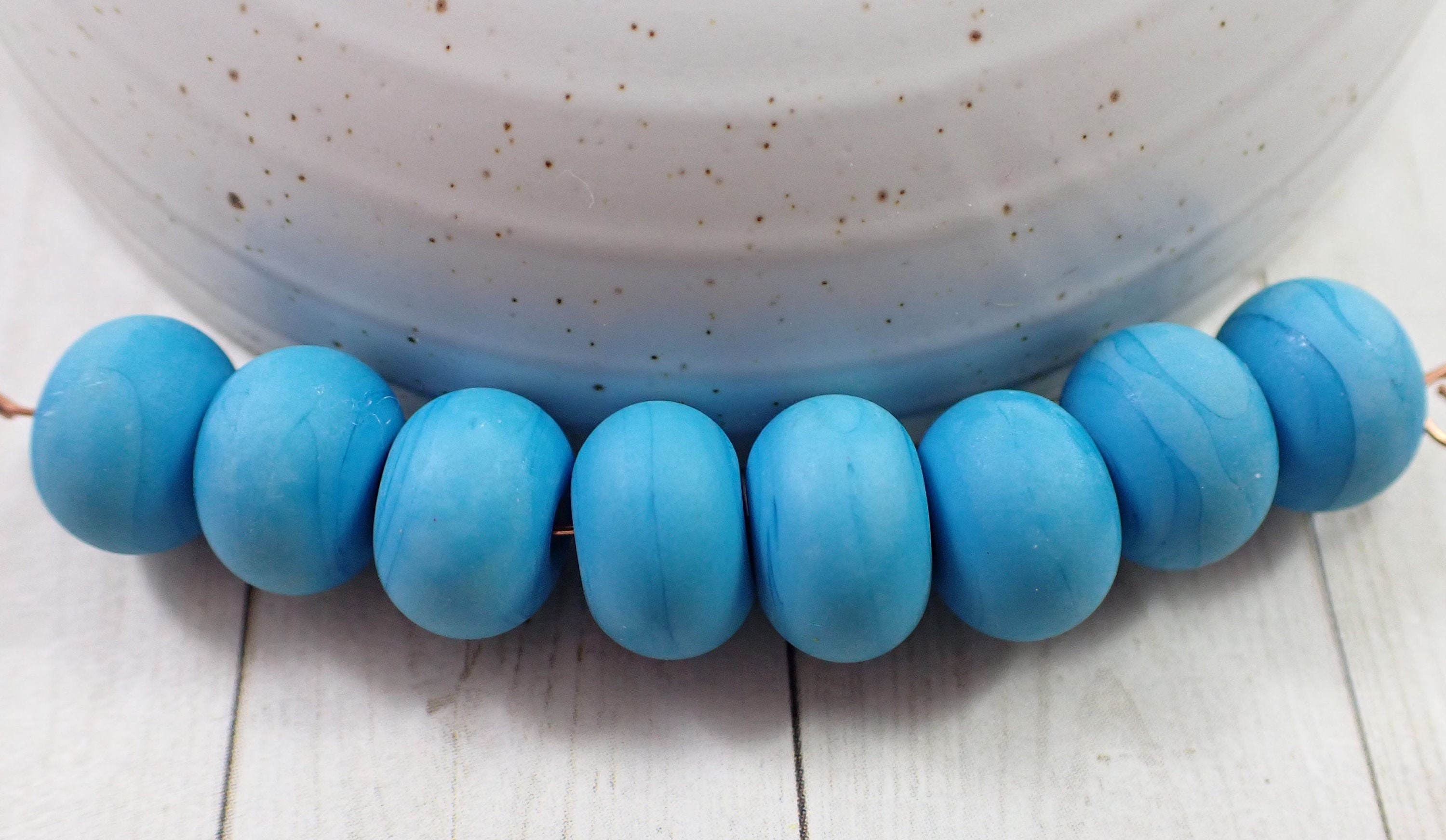 Bright Blue Beads 
