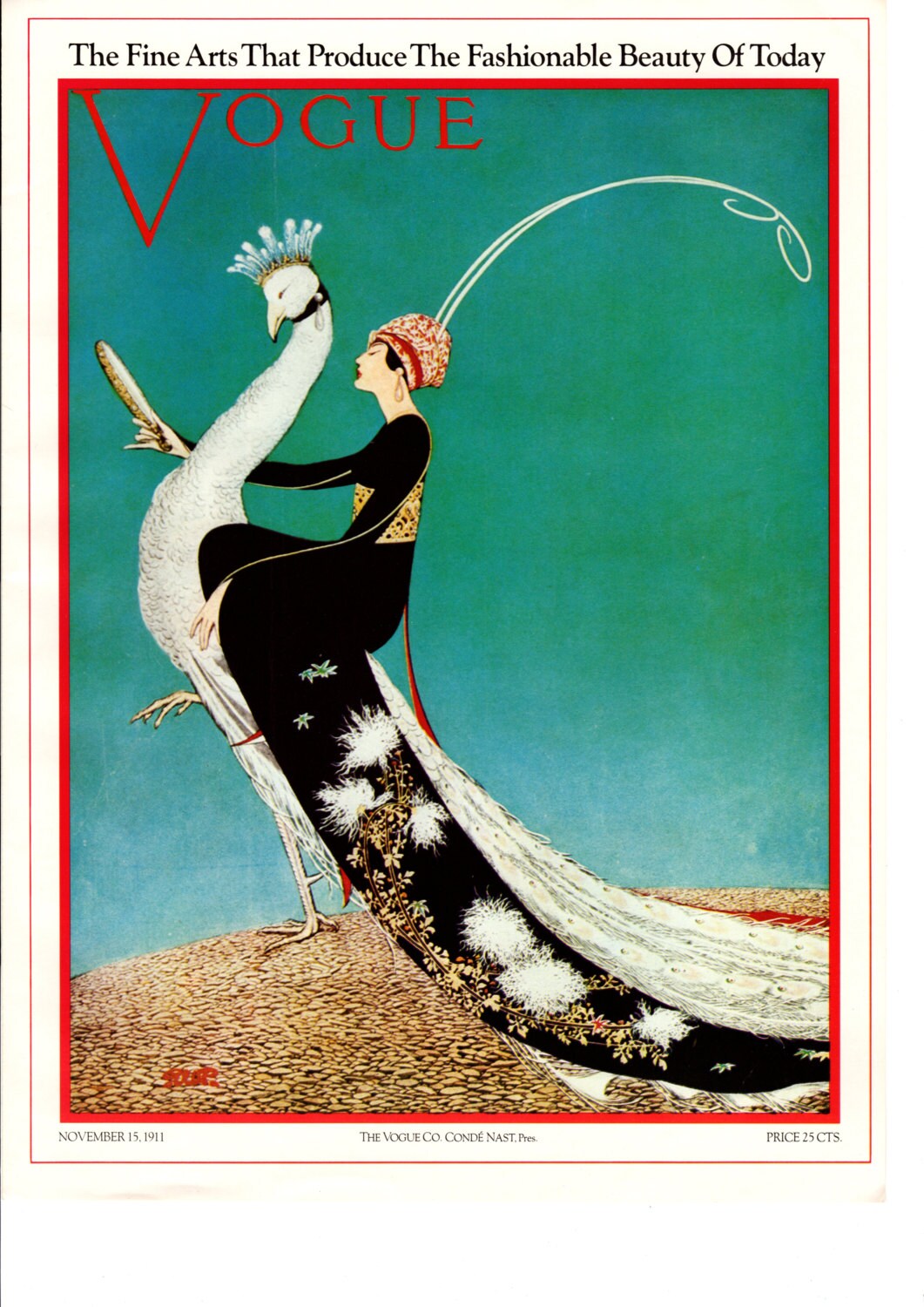 Vintage Vogue Poster 1911 Fashion Art Print 8 x 10 PMVLP Etsy