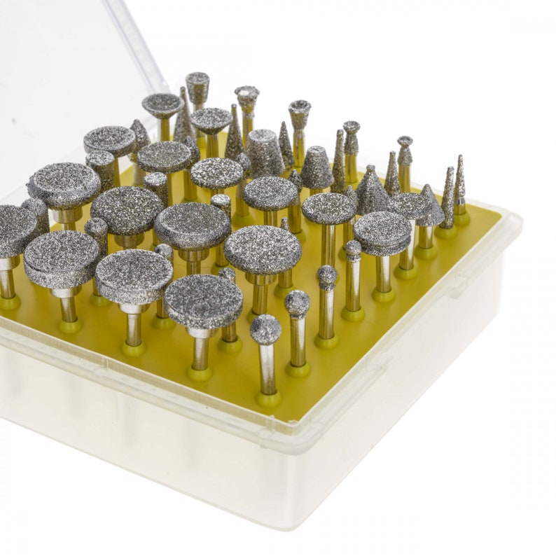 Universal Tool 50pc Diamond Burr Bit Set for Dremel Rotary Etsy