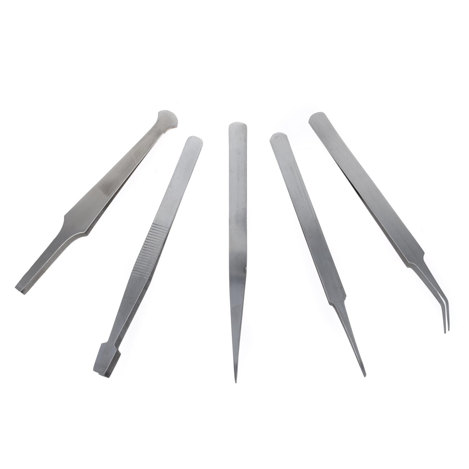 Universal Tool Arts and Crafts Stainless Steel Tweezers Set 