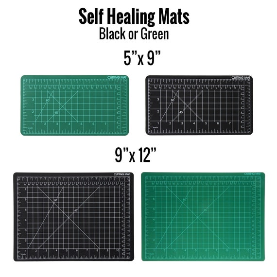 Tooltreaux DIY Self Healing Cutting Mat Hobby Tools, Green or Black two  Sizes 