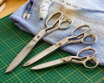 ToolTreaux Stainless Steel Heavy Duty Fabric Scissors Sewing Supplies, 3 Lengths