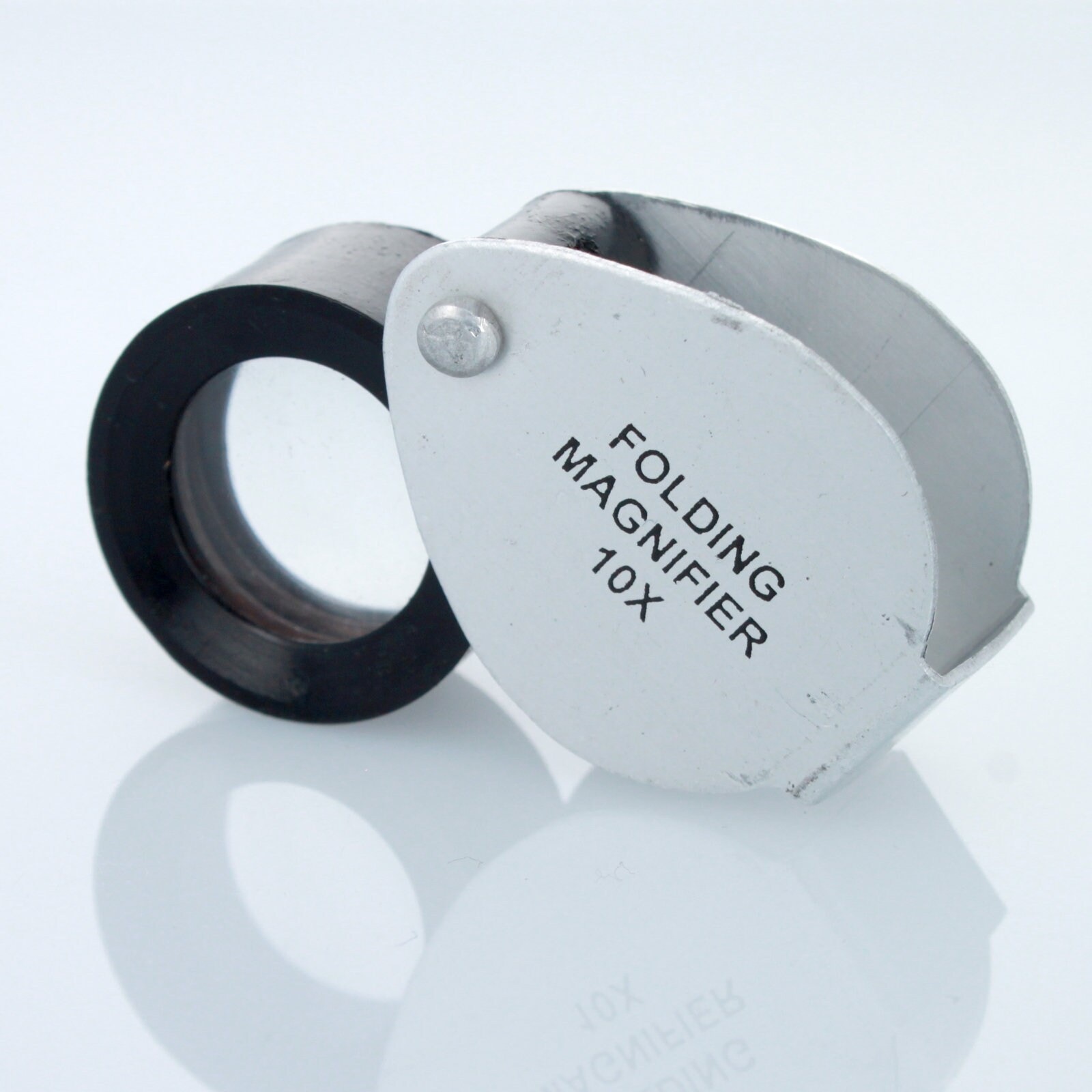 10x Jewelers Loupe Folding Magnifier Tool 18mm Lens
