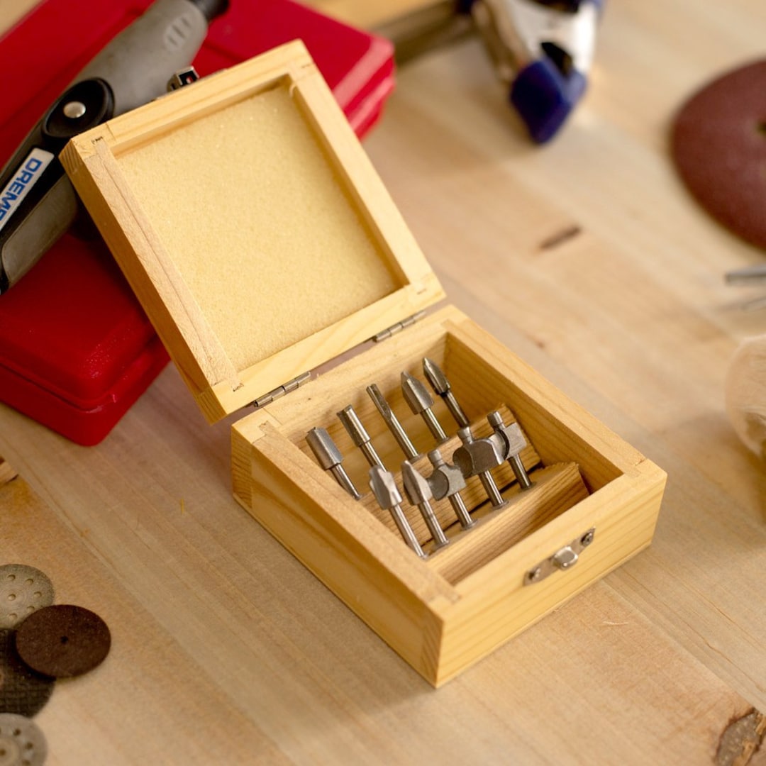 Universal Tool 10pc Assorted Shapes Mini Router Bits Set for Dremel ...