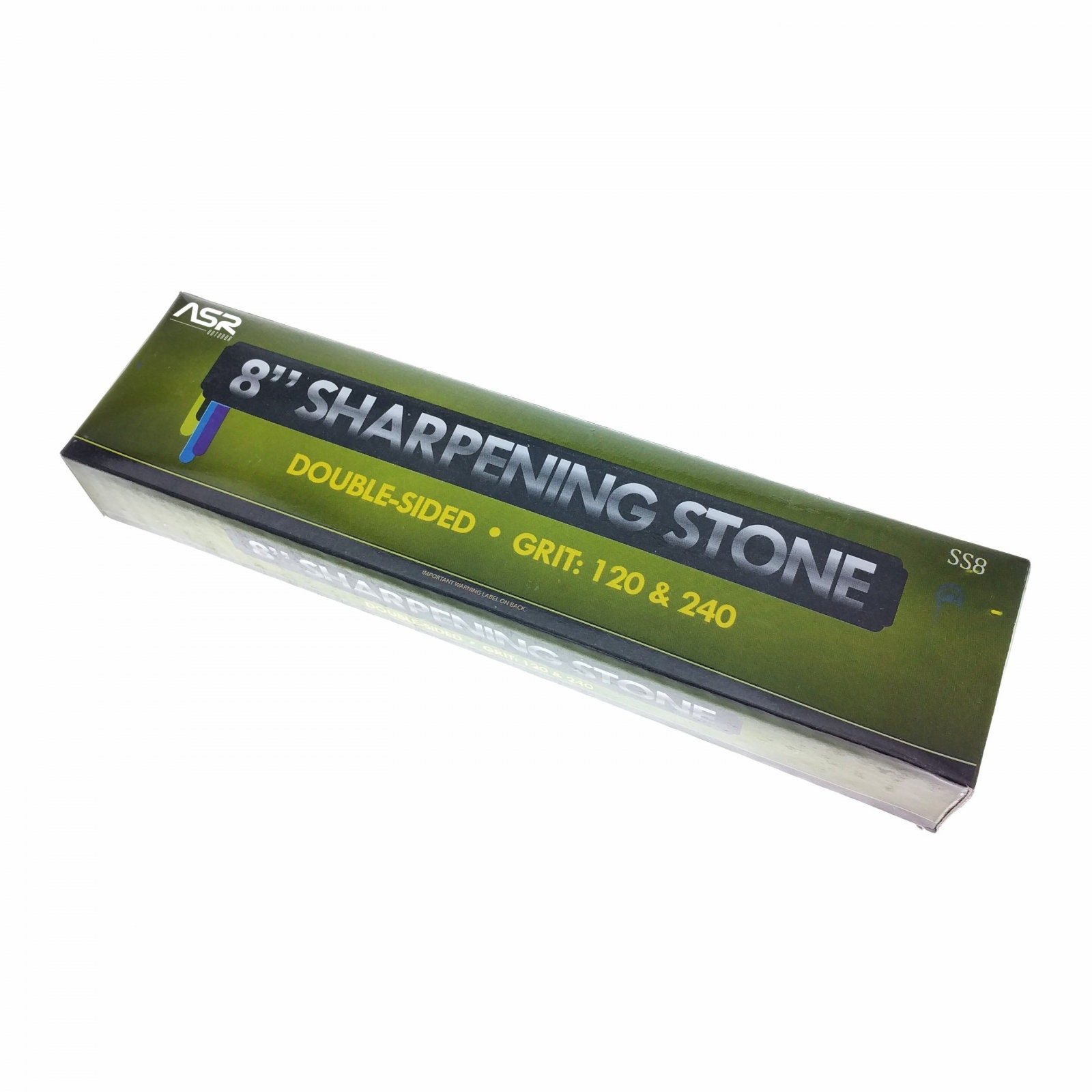 Pocket Whetstone Round Dual Sharpening Grinding Stone Blade Sharpener W/ Box