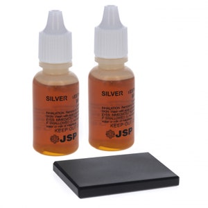 ToolTreaux Testing Kit for Silver Precious Metals with Testing Stone, 3pc