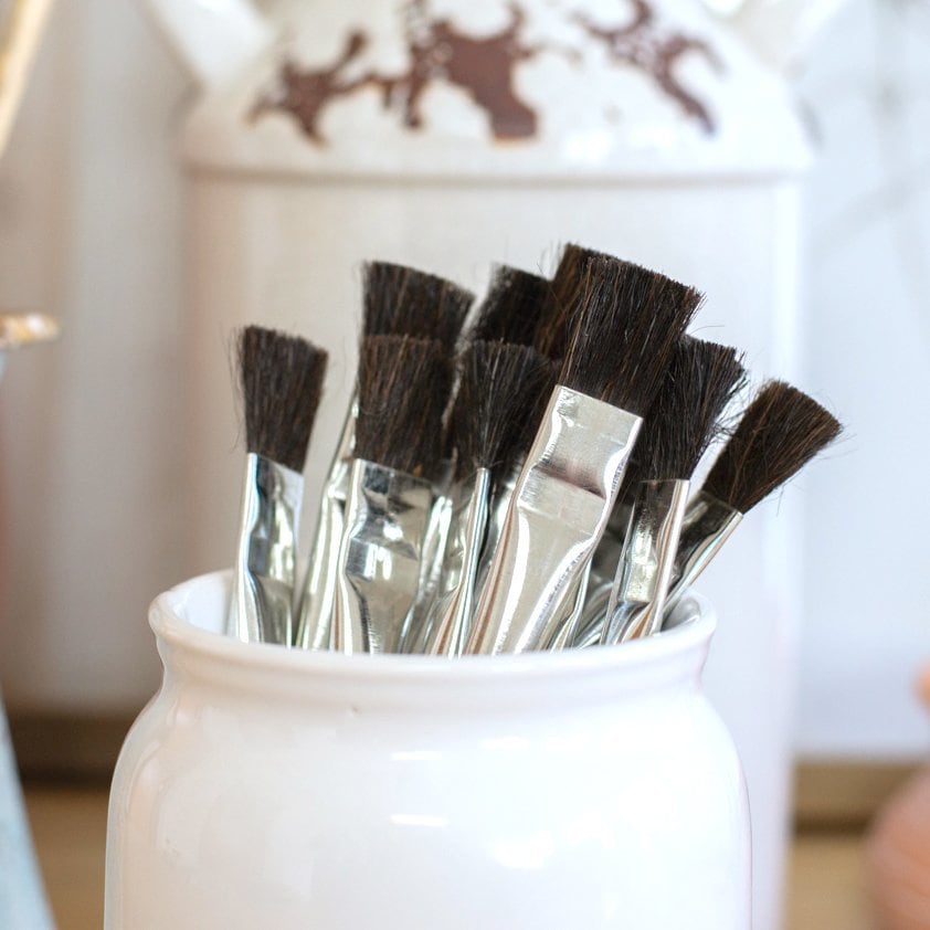Universal Tool 6-Inch Acid Brush Set with Metal Handles, 12-Pack | Flux, Glue & Parts Cleaning