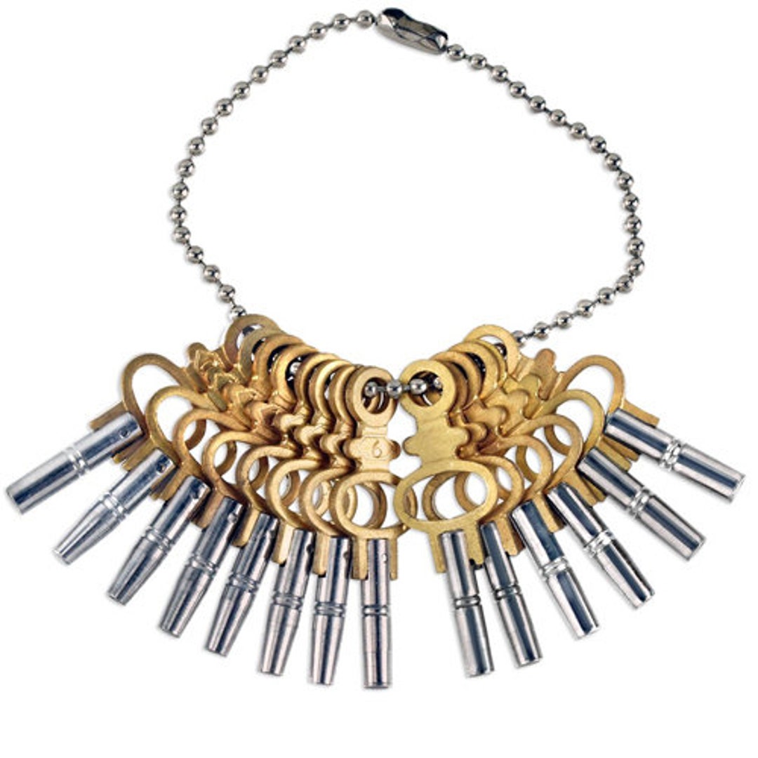 Tooltreaux Complete Watch Repair Key Set Solid Brass Keys Etsy