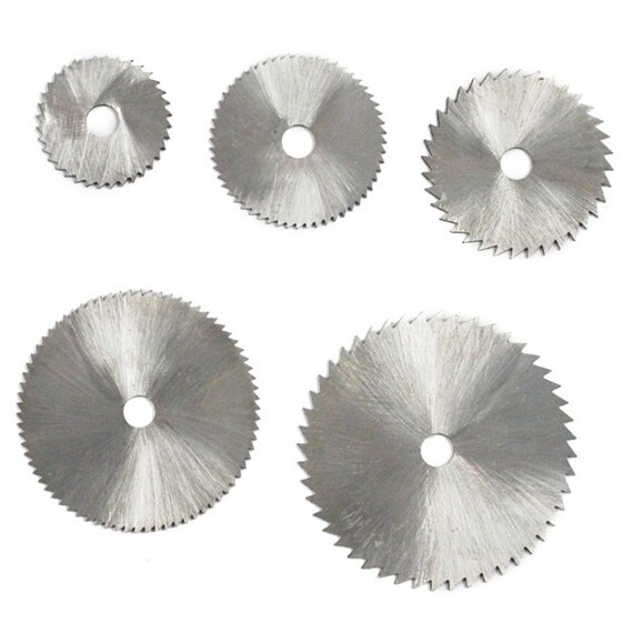 5pc High Speed Steel Saw Blades 1/4 Arbor Size .8mm Etsy