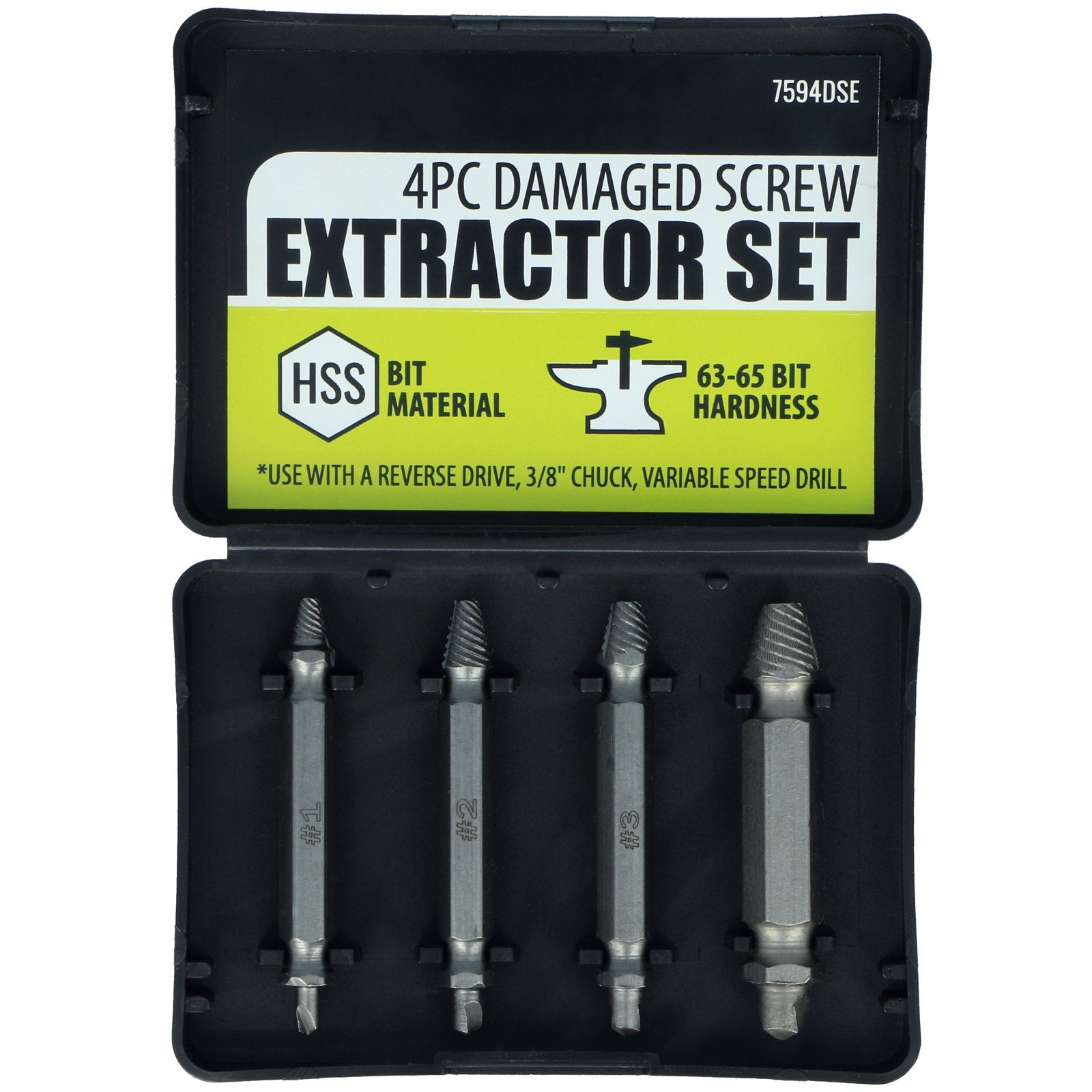 Universal 5 piece Mixed screw & bolt Extractor set