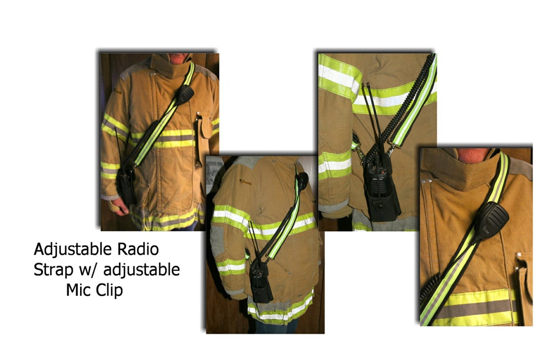 Firefighter Radio Strap, Bunker Turnout Gear Radio Strap radio Case Not Included Etsy
