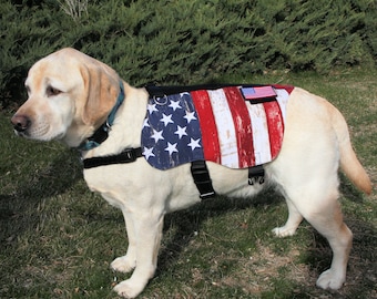 American Flag Dog Vest