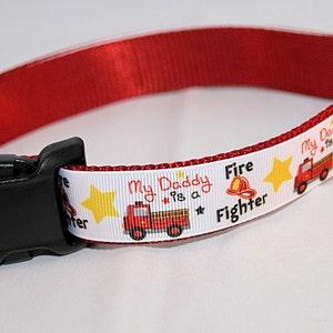Firefighter dog cheap collar