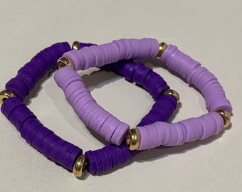Kids'  Bracelet | Heishi claybeads | children's stretch bracelet
