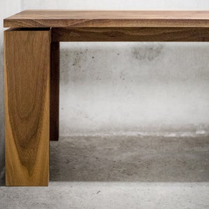 Solid Black Walnut Bench, Entryway Bench, Coffee Table image 3