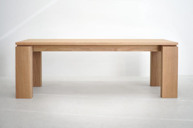 Solid White Oak Bench, Entryway Bench, Coffee Table image 4