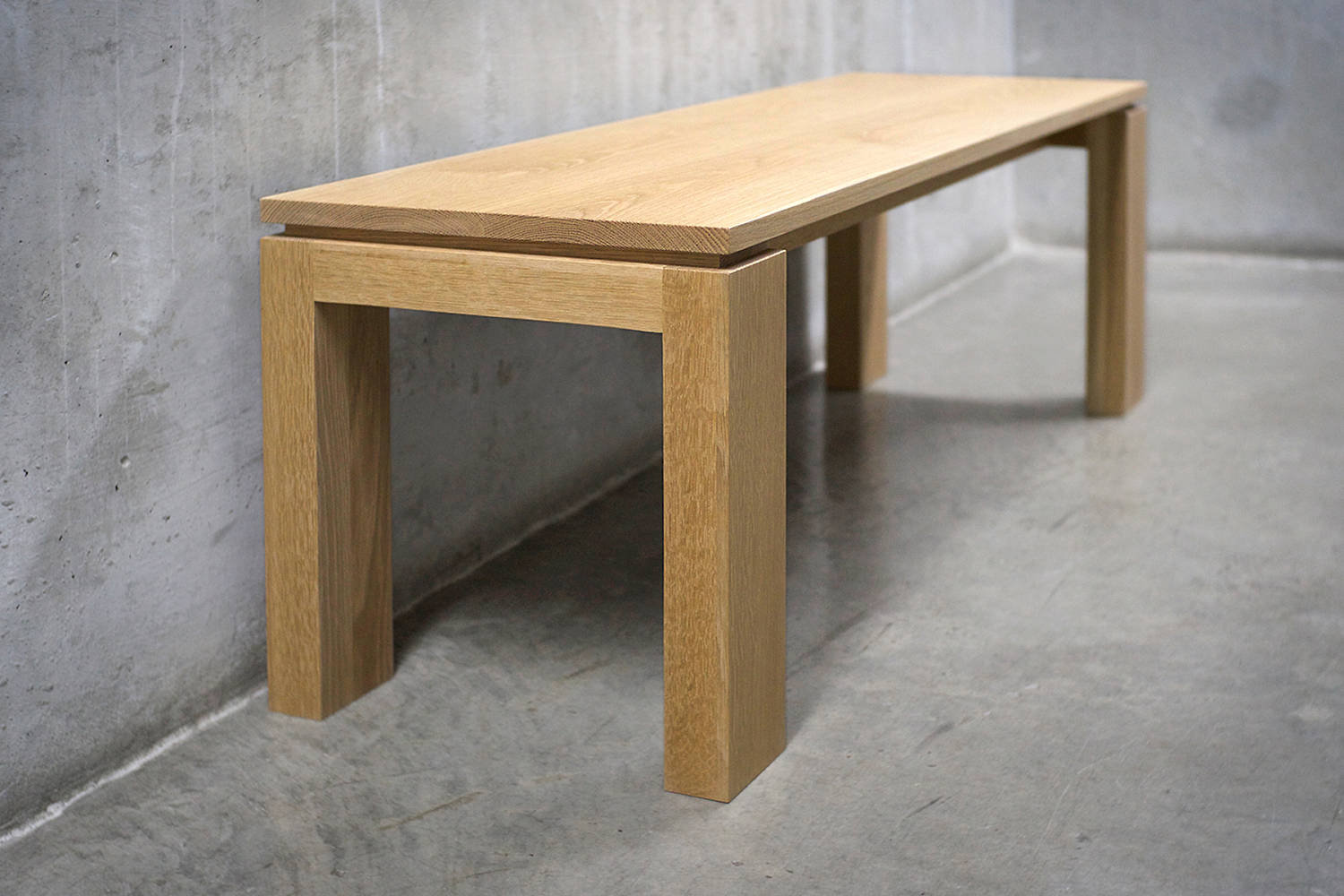 White oak bench deals